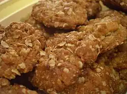 Some Anzac biscuits without desiccated coconut