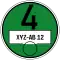 German Emission Level 4 sticker