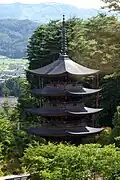 Fukusenji Temple five-story pagoda