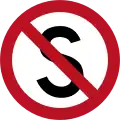 No stopping. Similar signage is used in Australia and South Africa