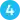 The number 4 in the light blue background