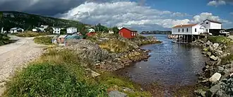 Salvage, at the tip of the Eastport Peninsula