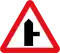 Minor road to the right (UK)