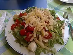 A plate of salad