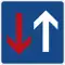 Oncoming traffic must give way (DE)